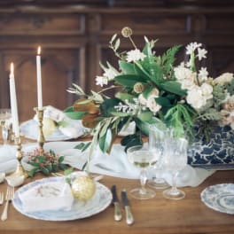 Frosty Love Winter Centerpiece