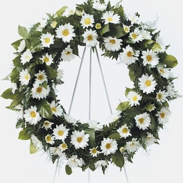 Field of Daisy Wreath