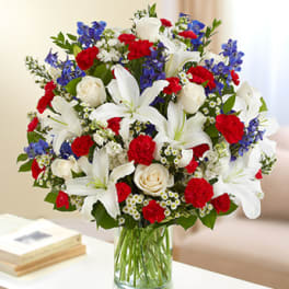 BOUQUET Red, White and Blue