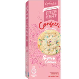 Cybele’s Free to Eat, Gluten-Free & Vegan, Soft-Baked, Confetti Cookies, 6oz, 12 Count