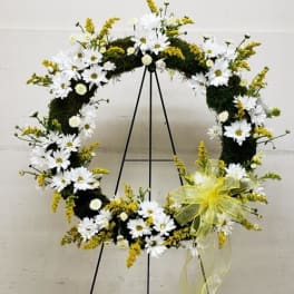[TT-ANC145]: PREMIUM DROP OF SUNSHINE WREATH