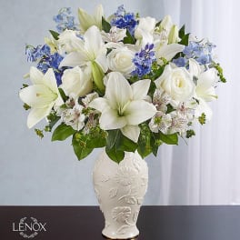 Loving Blooms in blue Lenox