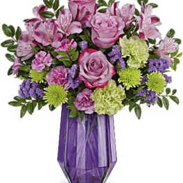 Teleflora's Geometric Rose Bouquet
