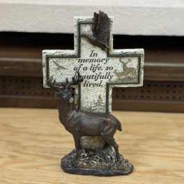 Deer Keepsake Cross