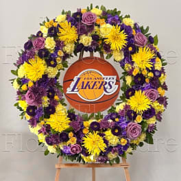 SPORTS LOGO Sympathy Wreath Design
