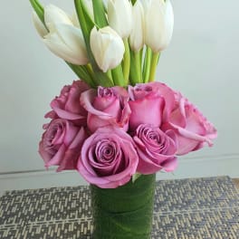 Modern & Simple Tulips and Rose - 모던한 디자인의 튤립과 장미