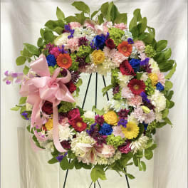 Rainbow Wreath (Deluxe Shown)