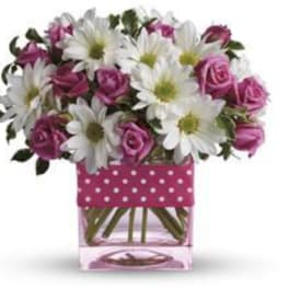 Teleflora's Polka Dots and Posies