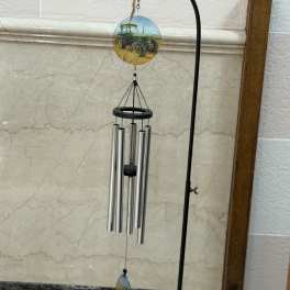 Tractor Stained Glass Chime