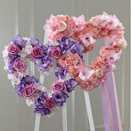 The FTD® Hearts Eternal™ Easel