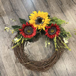 Sunflower Wreath