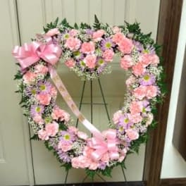 heart shaped wreath
