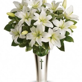 T263-2A Teleflora's Sacred Cross Bouquet