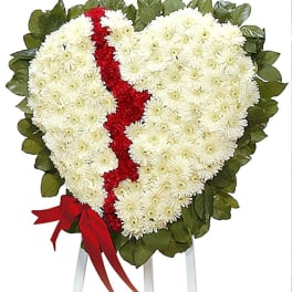 Broken Heart Standing Spray