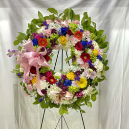 Multi-Color Wreath (Deluxe Shown)