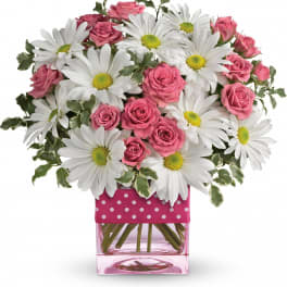 Teleflora's Polka Dots and Posies