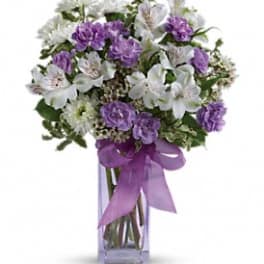 Teleflora's Lavender Laughter Bouquet Flowers