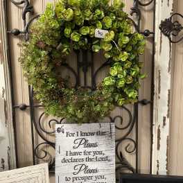 Small Greenery Surprise Wreath