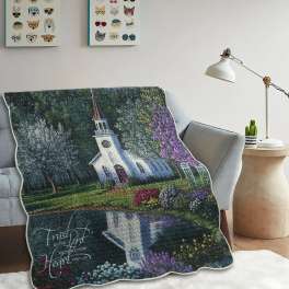 Trust in the Lord Quilted Throw