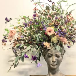 Custom Lady Head Vase