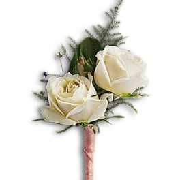 White Tie Boutonniere