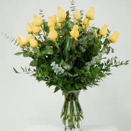 Two Dozen Yellow Roses