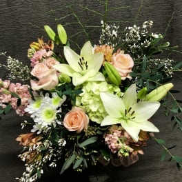 Wintry Mixed Bouquet