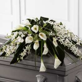 FTD Angel Wings Casket Spray