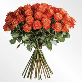Sunset Passion Bouquet – Warm & Vibrant Floral Arrangement
