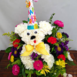 Woof woof Happy Birthday! - Birthday Flower Arrangements from ABC Florist Long Beach