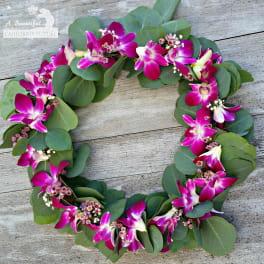 Memorial at Sea Wreath - Celebration of Life - Biodegradable