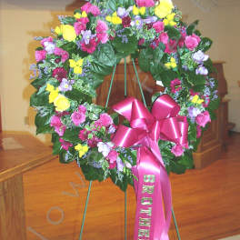 Sympathy Wreath Designer's Choice at a Discount, read description please