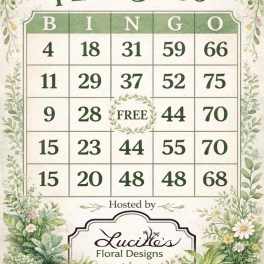 Plant Bingo 5/14 6pm