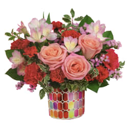 Teleflora's Charming Mosaic Bouquet