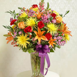 Beautiful Blessings Bright Vase Arrangement
