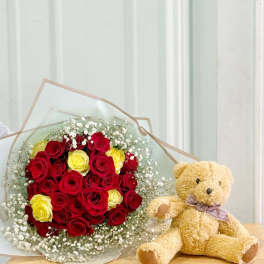 Bear & Roses