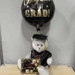 Grad Bear & Chocolates Trio