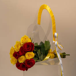 Yellow & red Rose Tote Collection