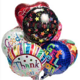 Festive Mylar Balloon