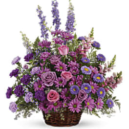Gracious Lavender Basket