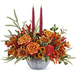 Teleflora's Bountiful Blessings Centerpiece