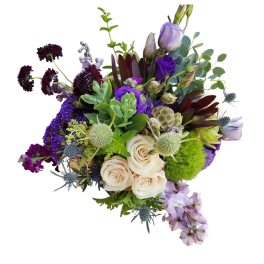 Summertime Blues wildflower arrangement.