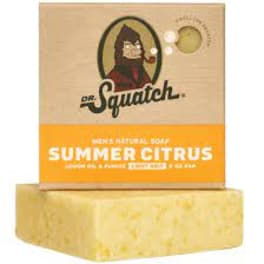 Boxed Dr. Squatch Summer Citrus natural soap