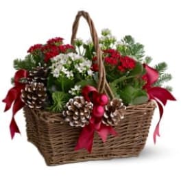 Christmas Garden Basket