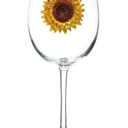 Sunflower Jeweled Glassware