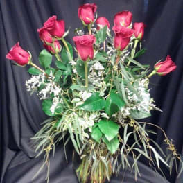 Dozen Long Stem Red Roses
