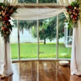 Tropical Vibe Wedding Arch