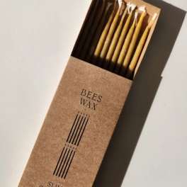Beeswax Slim Candles