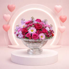 Radiant Romance Garden – Luxury Mixed Flower Arrangement