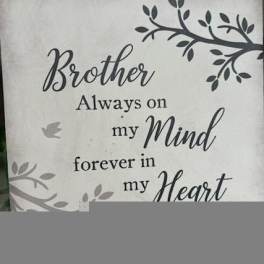BROTHER Ceramic Plaque